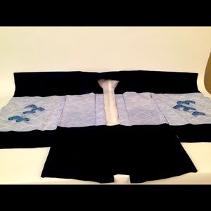 Child’s embroidered kimono style robe